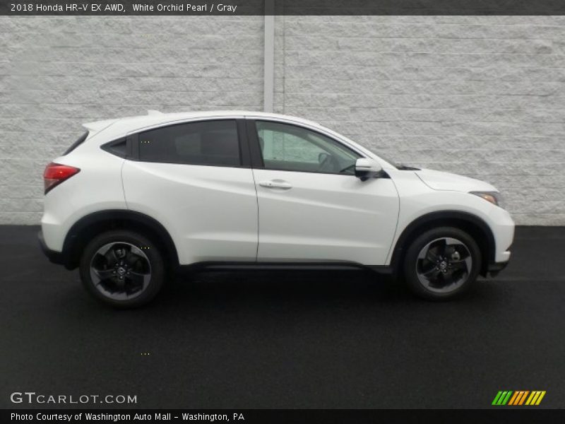 White Orchid Pearl / Gray 2018 Honda HR-V EX AWD