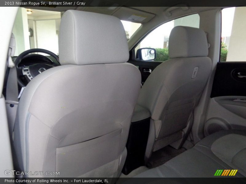 Brilliant Silver / Gray 2013 Nissan Rogue SV