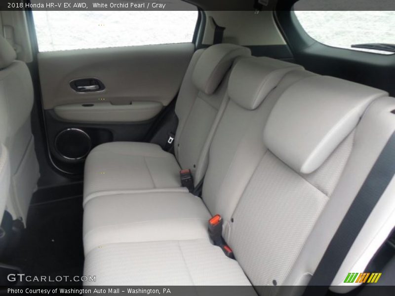 White Orchid Pearl / Gray 2018 Honda HR-V EX AWD