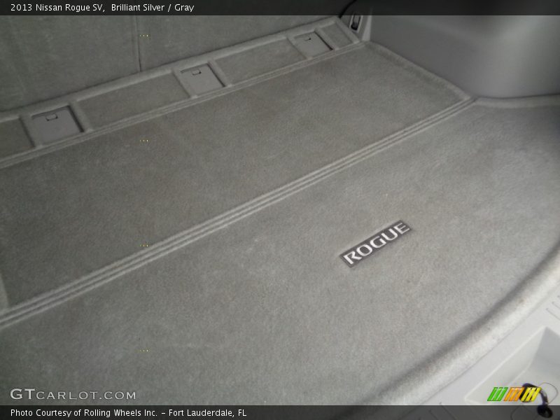Brilliant Silver / Gray 2013 Nissan Rogue SV