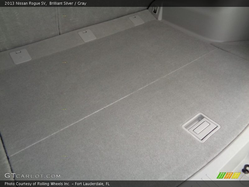 Brilliant Silver / Gray 2013 Nissan Rogue SV