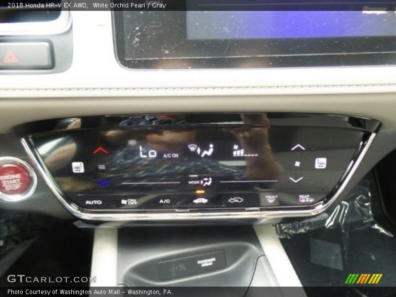 White Orchid Pearl / Gray 2018 Honda HR-V EX AWD