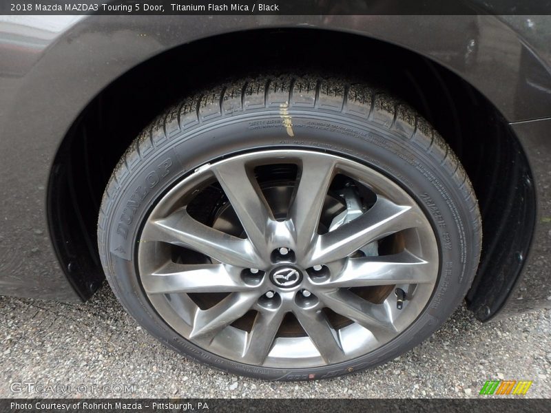Titanium Flash Mica / Black 2018 Mazda MAZDA3 Touring 5 Door