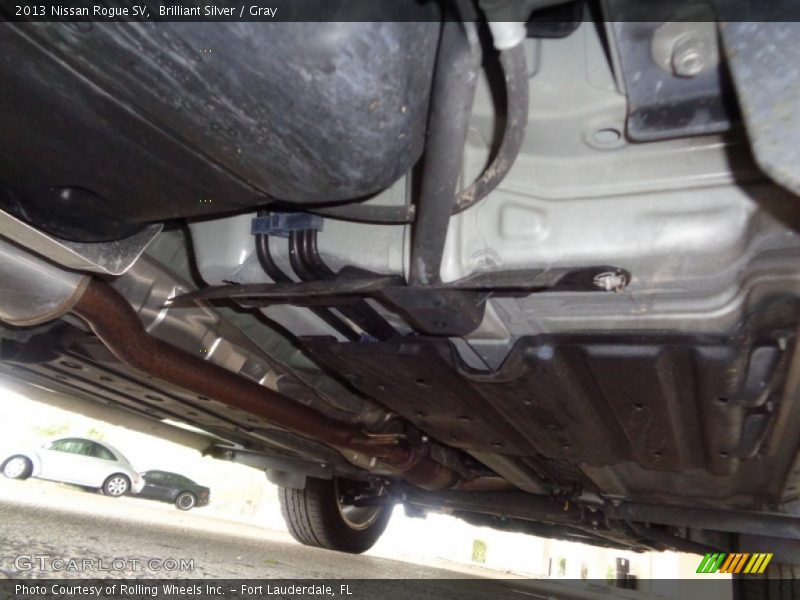 Brilliant Silver / Gray 2013 Nissan Rogue SV