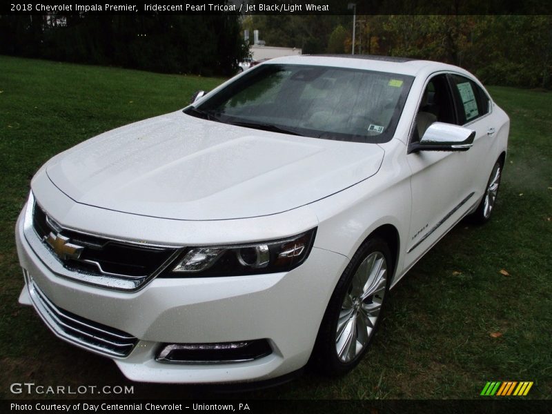 Iridescent Pearl Tricoat / Jet Black/Light Wheat 2018 Chevrolet Impala Premier