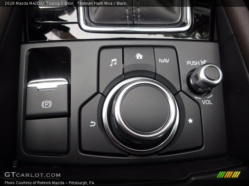 Titanium Flash Mica / Black 2018 Mazda MAZDA3 Touring 5 Door