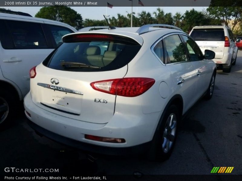 Moonlight White / Wheat 2008 Infiniti EX 35 Journey