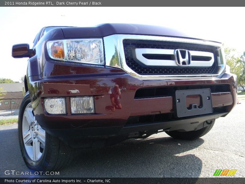 Dark Cherry Pearl / Black 2011 Honda Ridgeline RTL