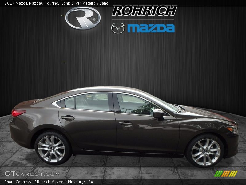 Sonic Silver Metallic / Sand 2017 Mazda Mazda6 Touring
