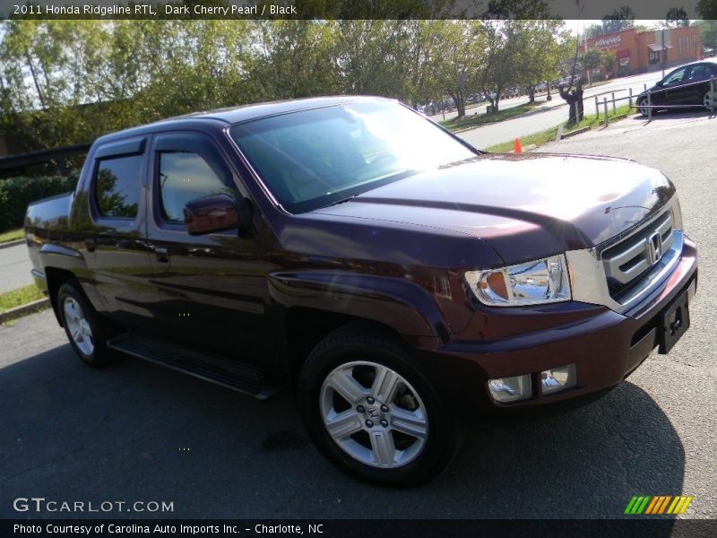 Dark Cherry Pearl / Black 2011 Honda Ridgeline RTL