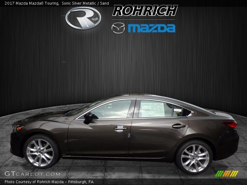 Sonic Silver Metallic / Sand 2017 Mazda Mazda6 Touring