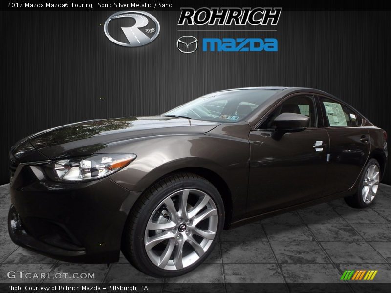 Sonic Silver Metallic / Sand 2017 Mazda Mazda6 Touring