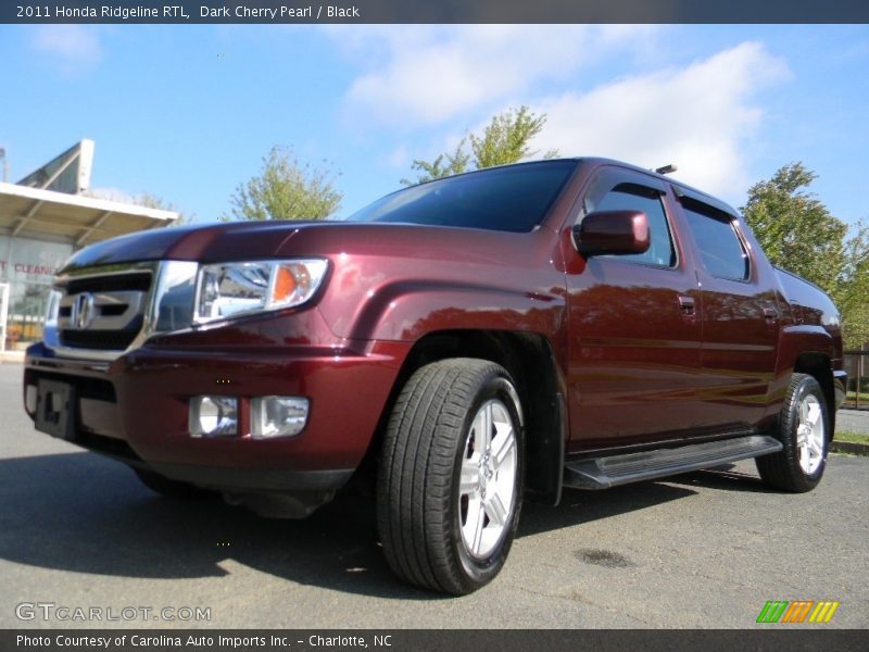 Dark Cherry Pearl / Black 2011 Honda Ridgeline RTL