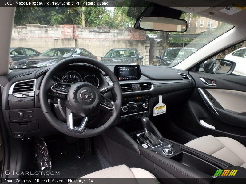 Sonic Silver Metallic / Sand 2017 Mazda Mazda6 Touring