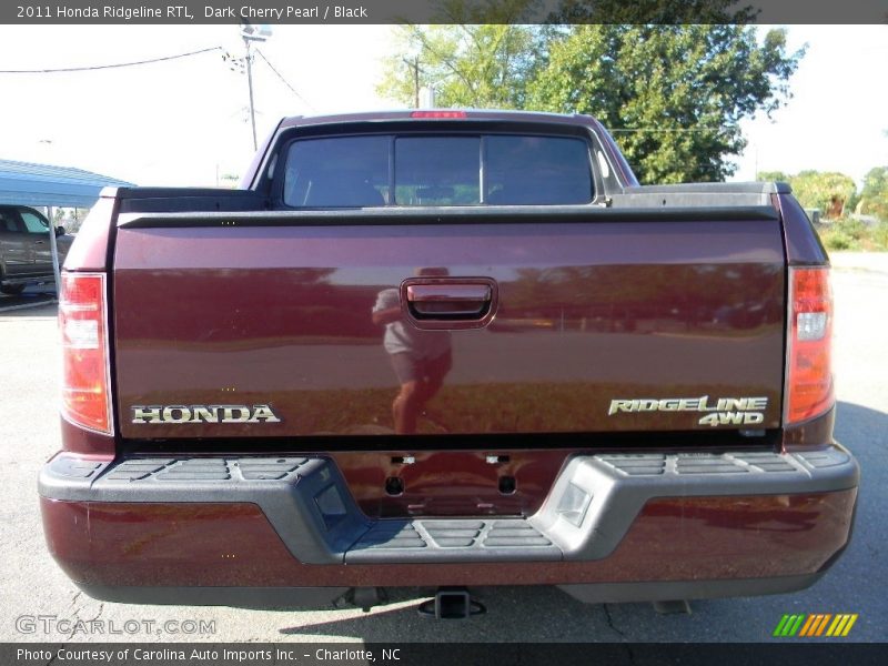 Dark Cherry Pearl / Black 2011 Honda Ridgeline RTL