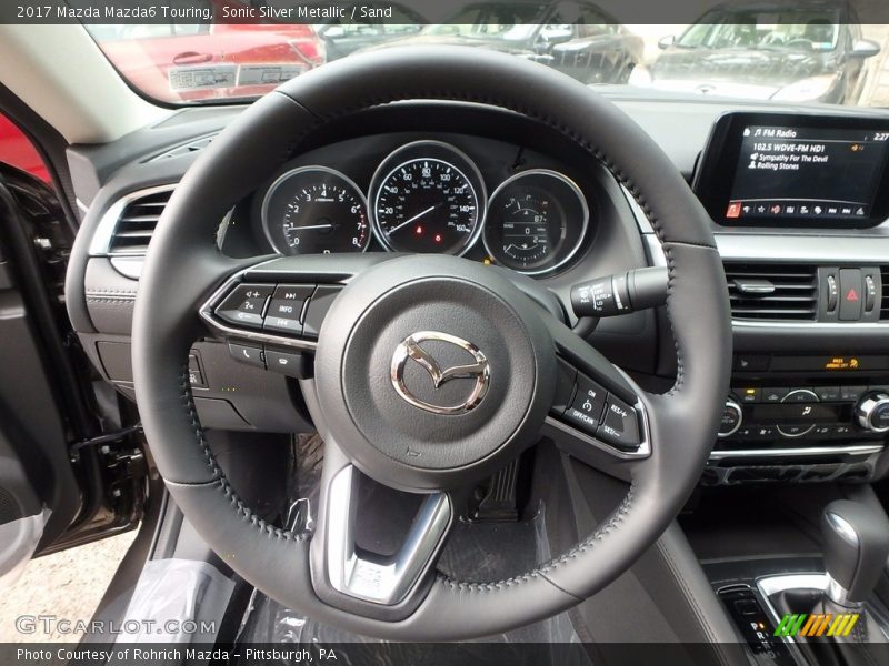 Sonic Silver Metallic / Sand 2017 Mazda Mazda6 Touring