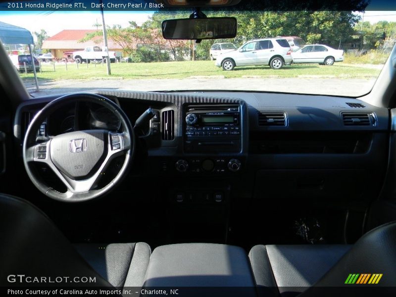 Dark Cherry Pearl / Black 2011 Honda Ridgeline RTL