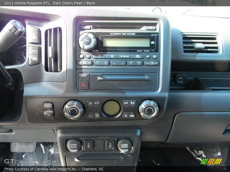 Dark Cherry Pearl / Black 2011 Honda Ridgeline RTL