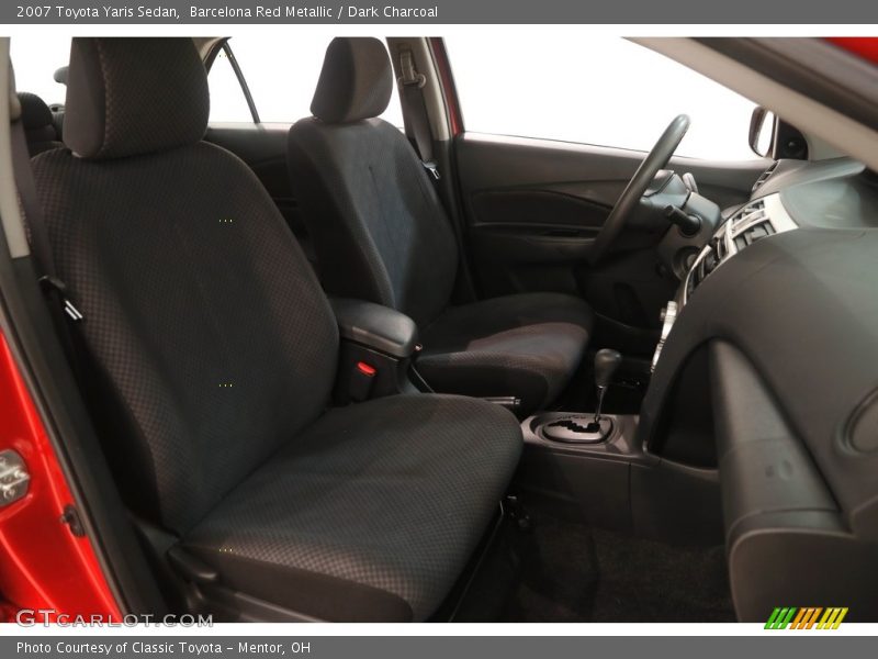 Barcelona Red Metallic / Dark Charcoal 2007 Toyota Yaris Sedan