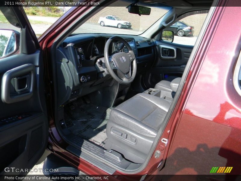 Dark Cherry Pearl / Black 2011 Honda Ridgeline RTL