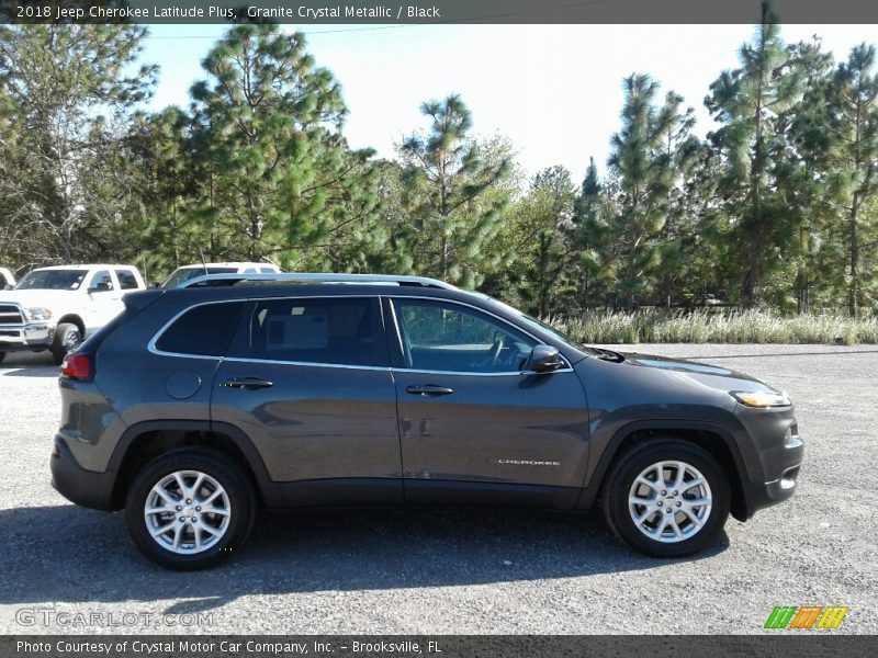 Granite Crystal Metallic / Black 2018 Jeep Cherokee Latitude Plus