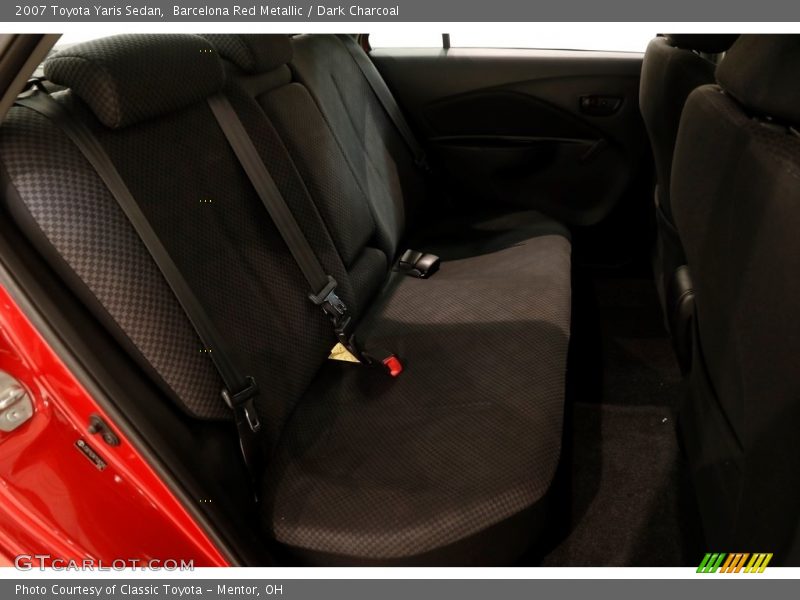 Barcelona Red Metallic / Dark Charcoal 2007 Toyota Yaris Sedan