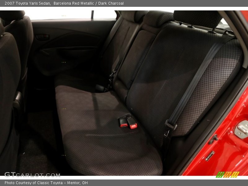 Barcelona Red Metallic / Dark Charcoal 2007 Toyota Yaris Sedan