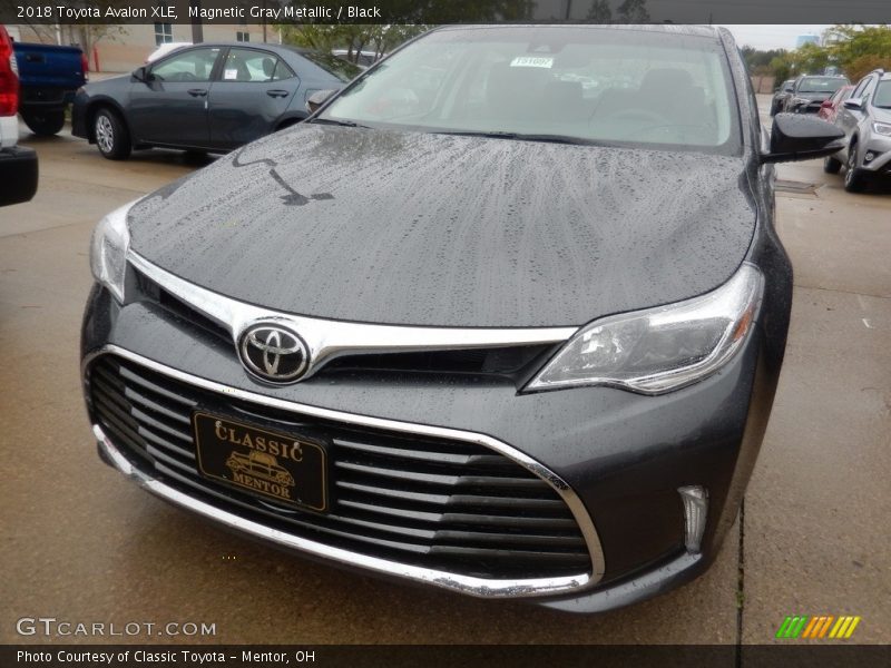Magnetic Gray Metallic / Black 2018 Toyota Avalon XLE