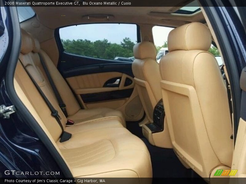 Blu Oceano Metallic / Cuoio 2008 Maserati Quattroporte Executive GT