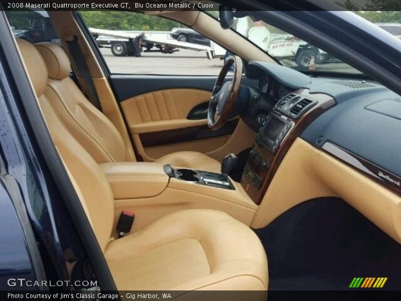 Blu Oceano Metallic / Cuoio 2008 Maserati Quattroporte Executive GT