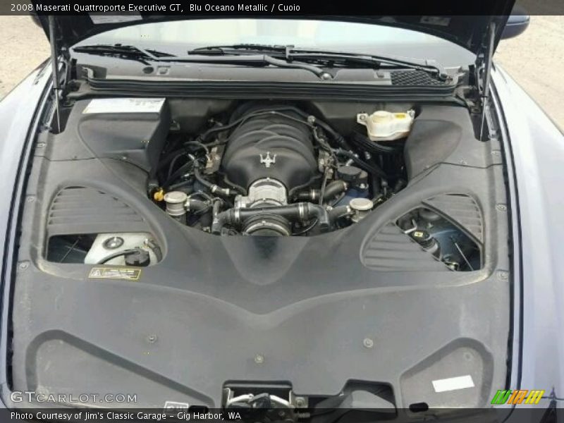 Blu Oceano Metallic / Cuoio 2008 Maserati Quattroporte Executive GT