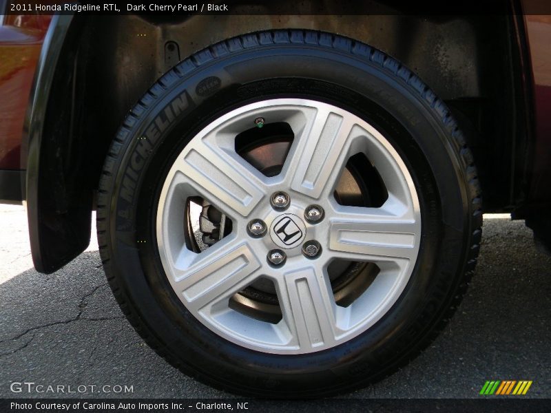 Dark Cherry Pearl / Black 2011 Honda Ridgeline RTL