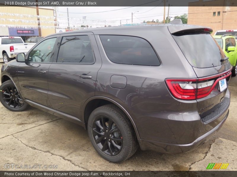 Bruiser Gray / Black 2018 Dodge Durango SXT AWD