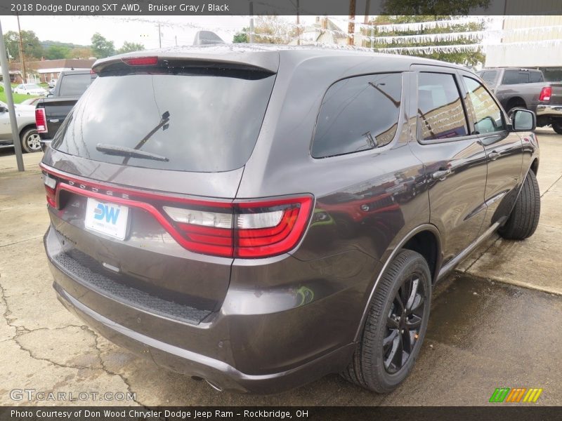 Bruiser Gray / Black 2018 Dodge Durango SXT AWD