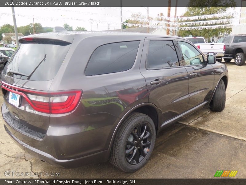 Bruiser Gray / Black 2018 Dodge Durango SXT AWD