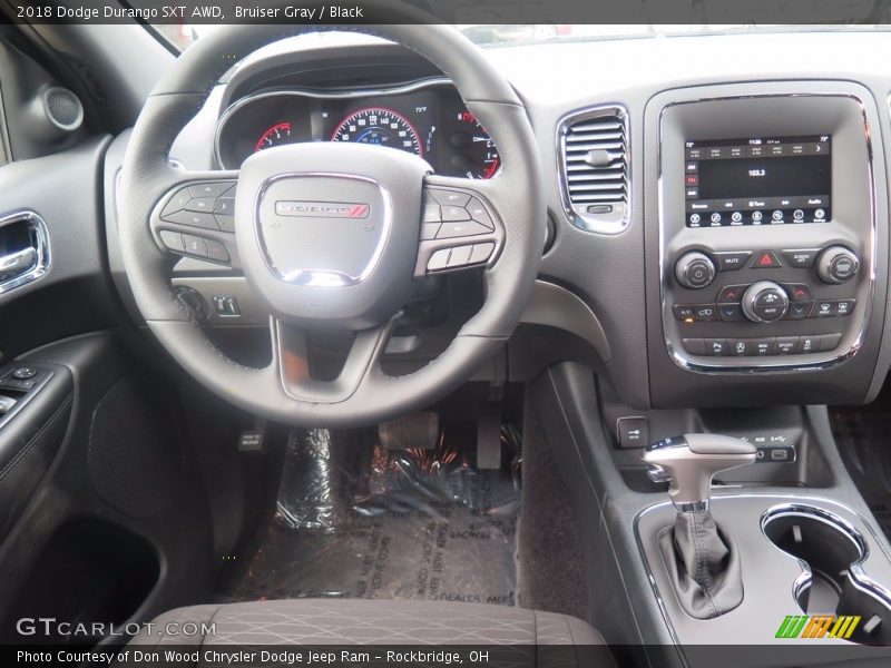 Bruiser Gray / Black 2018 Dodge Durango SXT AWD