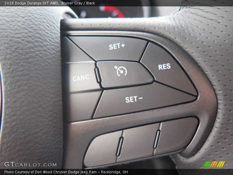 Bruiser Gray / Black 2018 Dodge Durango SXT AWD