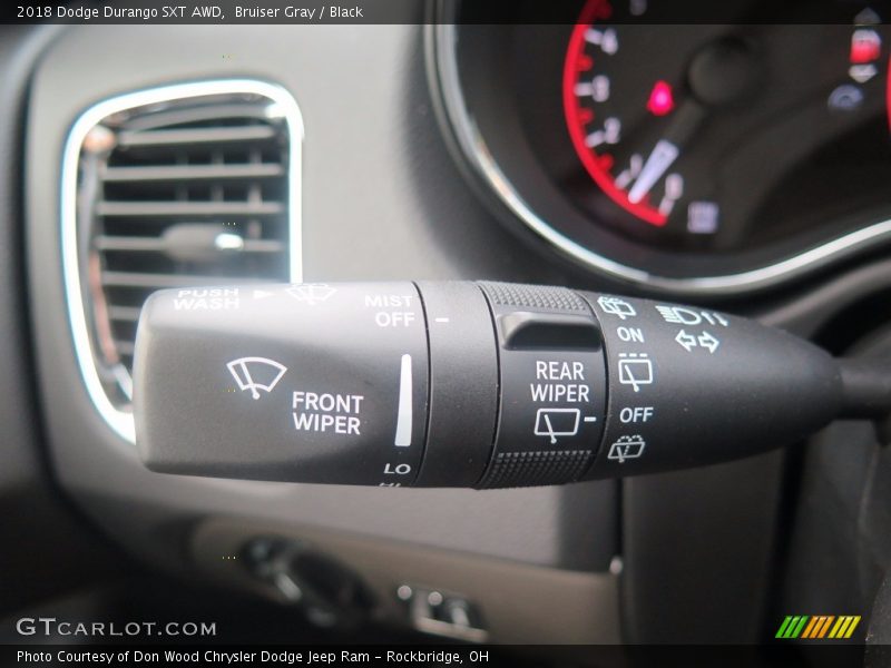 Bruiser Gray / Black 2018 Dodge Durango SXT AWD