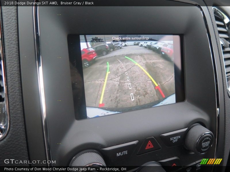 Bruiser Gray / Black 2018 Dodge Durango SXT AWD
