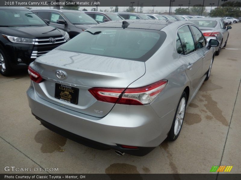 Celestial Silver Metallic / Ash 2018 Toyota Camry XLE