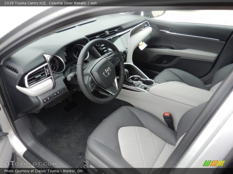 Celestial Silver Metallic / Ash 2018 Toyota Camry XLE
