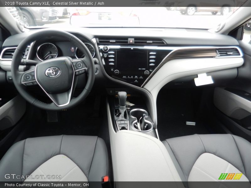 Celestial Silver Metallic / Ash 2018 Toyota Camry XLE