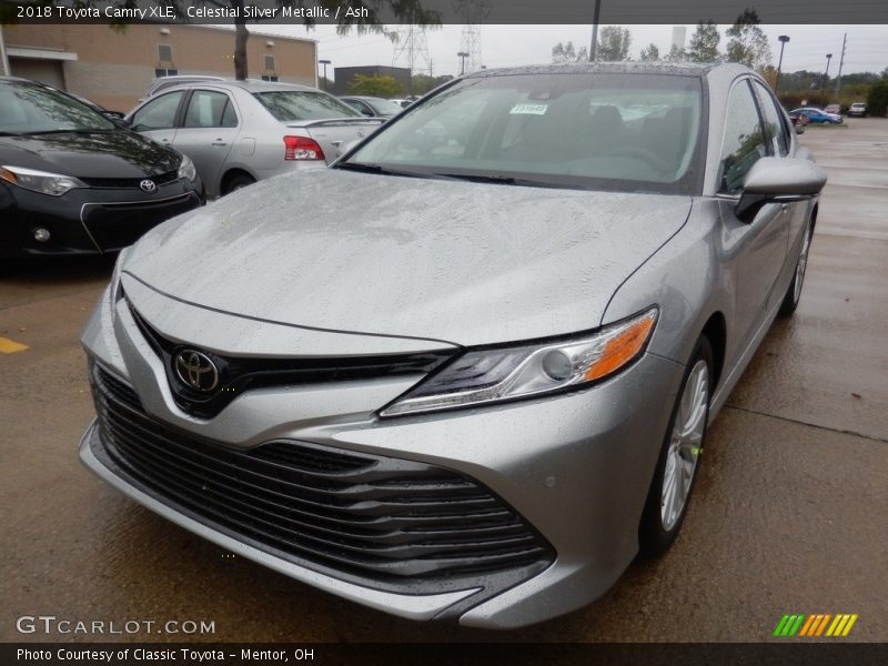 Celestial Silver Metallic / Ash 2018 Toyota Camry XLE