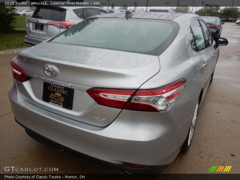 Celestial Silver Metallic / Ash 2018 Toyota Camry XLE