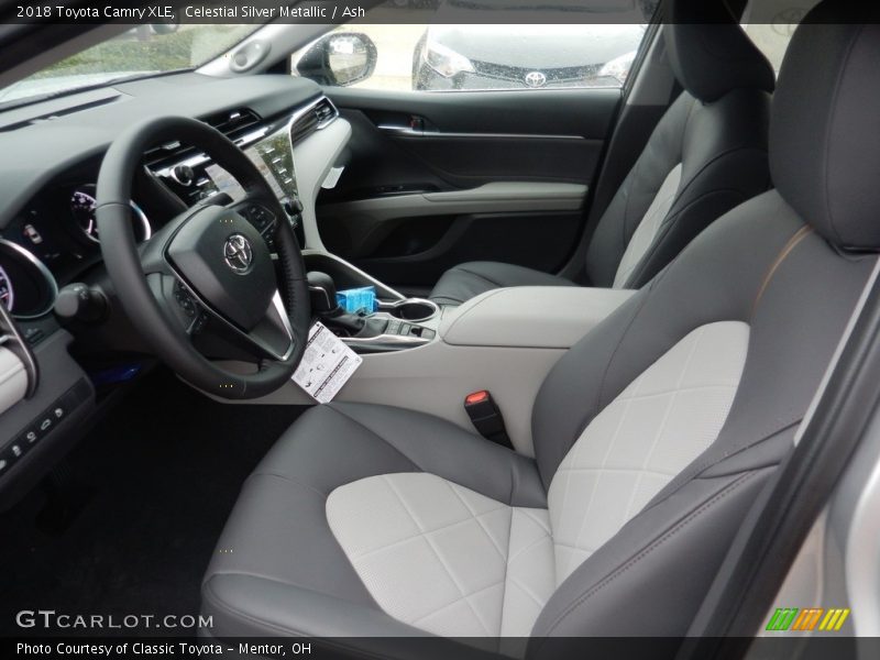 Celestial Silver Metallic / Ash 2018 Toyota Camry XLE