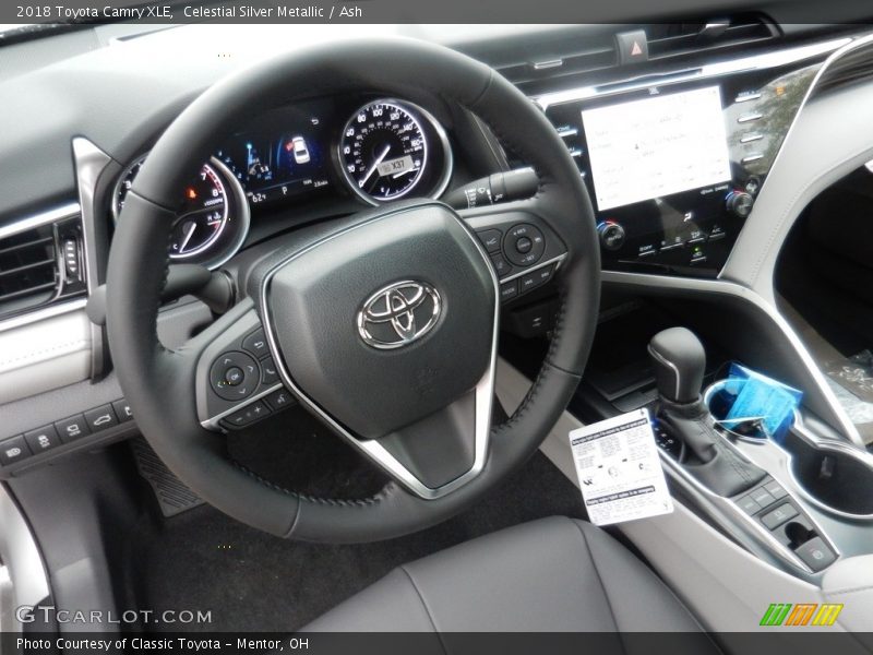 Celestial Silver Metallic / Ash 2018 Toyota Camry XLE