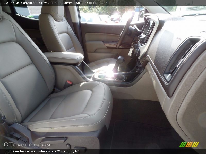 Summit White / Cocoa/­Dune 2017 GMC Canyon SLT Crew Cab 4x4