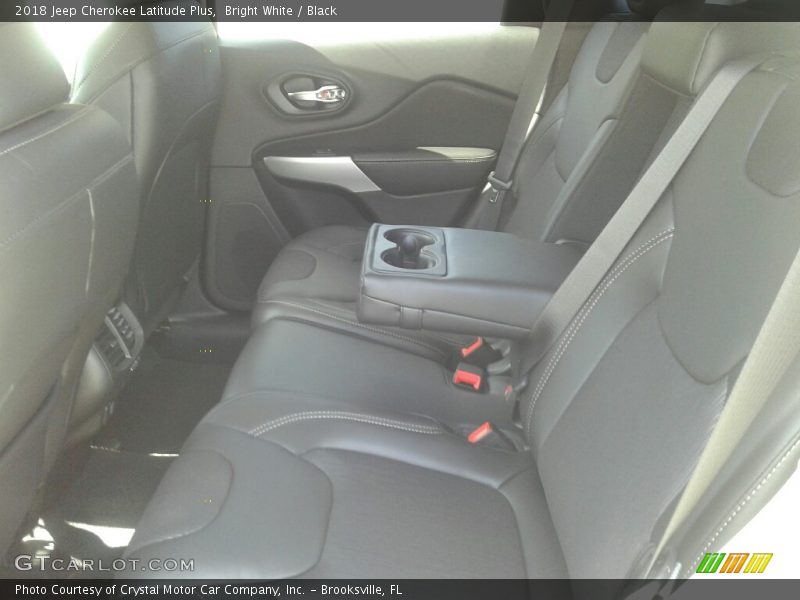 Bright White / Black 2018 Jeep Cherokee Latitude Plus