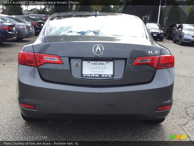Polished Metal Metallic / Ebony 2014 Acura ILX 2.0L