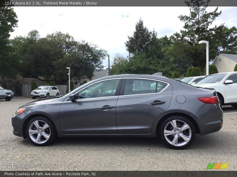 Polished Metal Metallic / Ebony 2014 Acura ILX 2.0L